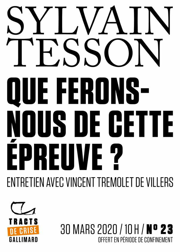 Tracts de Crise (N°23) - Que ferons-nous de cette épreuve ?